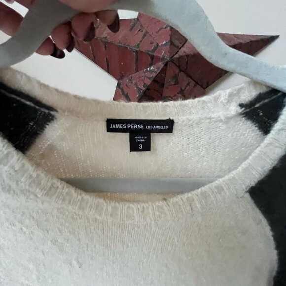James Perse colour block Cashmere Sweater - Picture 2 of 2